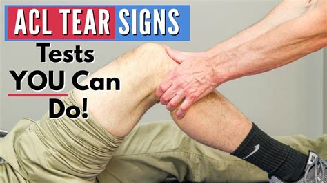 acl.tear test|how to diagnose acl injury.